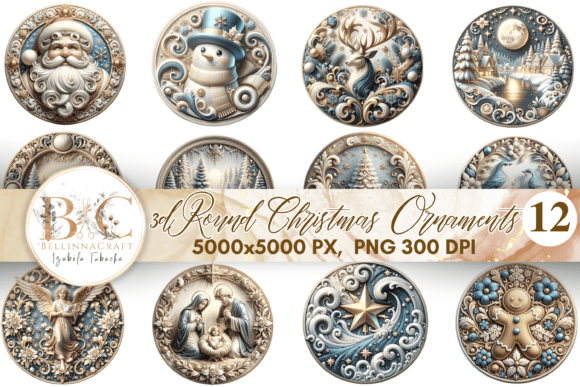 Download 3D Christmas Ornament Clipart Bundle PNG - Premium Resources